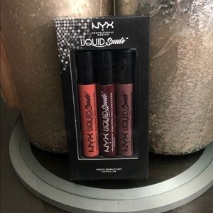 BNIB Nyx liquid suede 3 pieces set